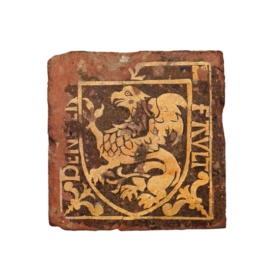 Tile with Griffin early 16th century